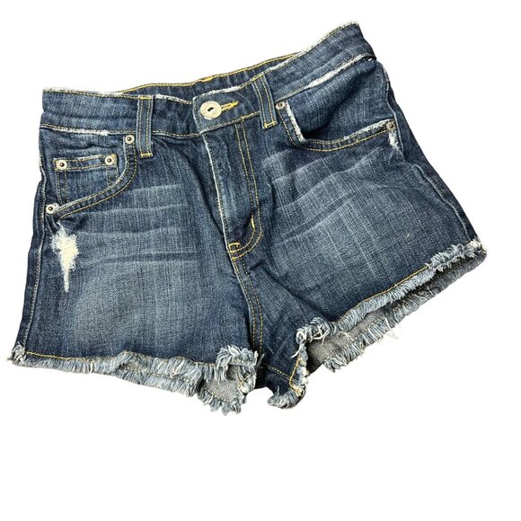 NEW Carmar Women's High Rise Cutoff Denim Jean Shorts Medium Wash Distressed 23 - Picture 1 of 8